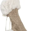 Clayre u0026 Eef Clayre & Eef Kerstsok 20 Cm Beige Synthetisch Outlet