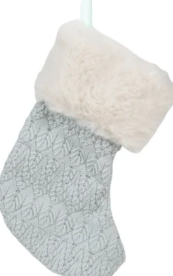 Clayre u0026 Eef Clayre & Eef Kerstsok 17 Cm Blauw Synthetisch Shop