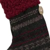 Clayre u0026 Eef Clayre & Eef Kerstsok 17 Cm Groen Rood Synthetisch Outlet