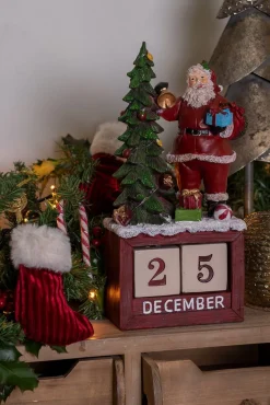 Clayre u0026 Eef Clayre & Eef Kerstsok 13 Cm Rood Synthetisch Flash Sale