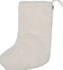 Clayre u0026 Eef Clayre & Eef Kerstsok 28 Cm Wit Synthetisch Hert Store