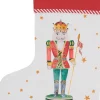 Clayre u0026 Eef Clayre & Eef Kerstsok Decoratie Kerstsok 30*40 Cm Wit Rood Katoen Notenkraker Kerstsok Hanger Best Sale