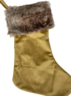 Clayre u0026 Eef Clayre & Eef Kerstsok Kerstsok 45 Cm Bruin Synthetisch Flash Sale