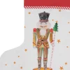 Clayre u0026 Eef Clayre & Eef Kerstsok Kerstsok 30X40 Cm Wit Rood Katoen Notenkraker Online