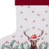 Clayre u0026 Eef Clayre & Eef Kerstsok Kerstsok 30X40 Cm Wit Rood Katoen Sale