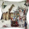 Clayre u0026 Eef Clayre & Eef Kussenhoes 45X45 Cm Wit Polyester Vierkant Kerst Sierkussenhoes Hot