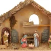 Merkloos Complete Kerststal Met 9X St Kerststal Beelden - 50 X 23 X 31 Cm -Hout/Polyresin Shop