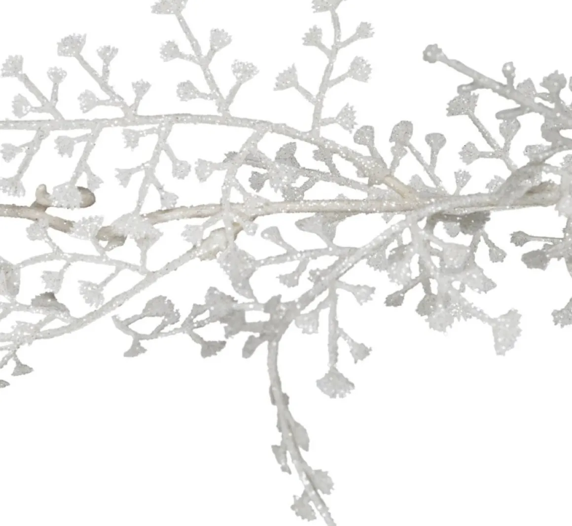 Cosy @ Home Cosy At Home Kerstboom Glitter Guirlande/Slinger - 2X - Wit - 180 Cm Best Sale