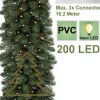Royal Christmas Dakota Deluxe Guirlande - Lengte 540 Cm - 200 Warm Led Lampjes - Max. 3X Koppelbaar Hot