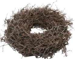 Dbt Kerstkrans - Bonsai Hout - O 45 Cm Flash Sale