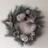 Dbt Krans Landelijkl Met Dennenappels Groen-Bruin-Wit D 36 Cm Cheap