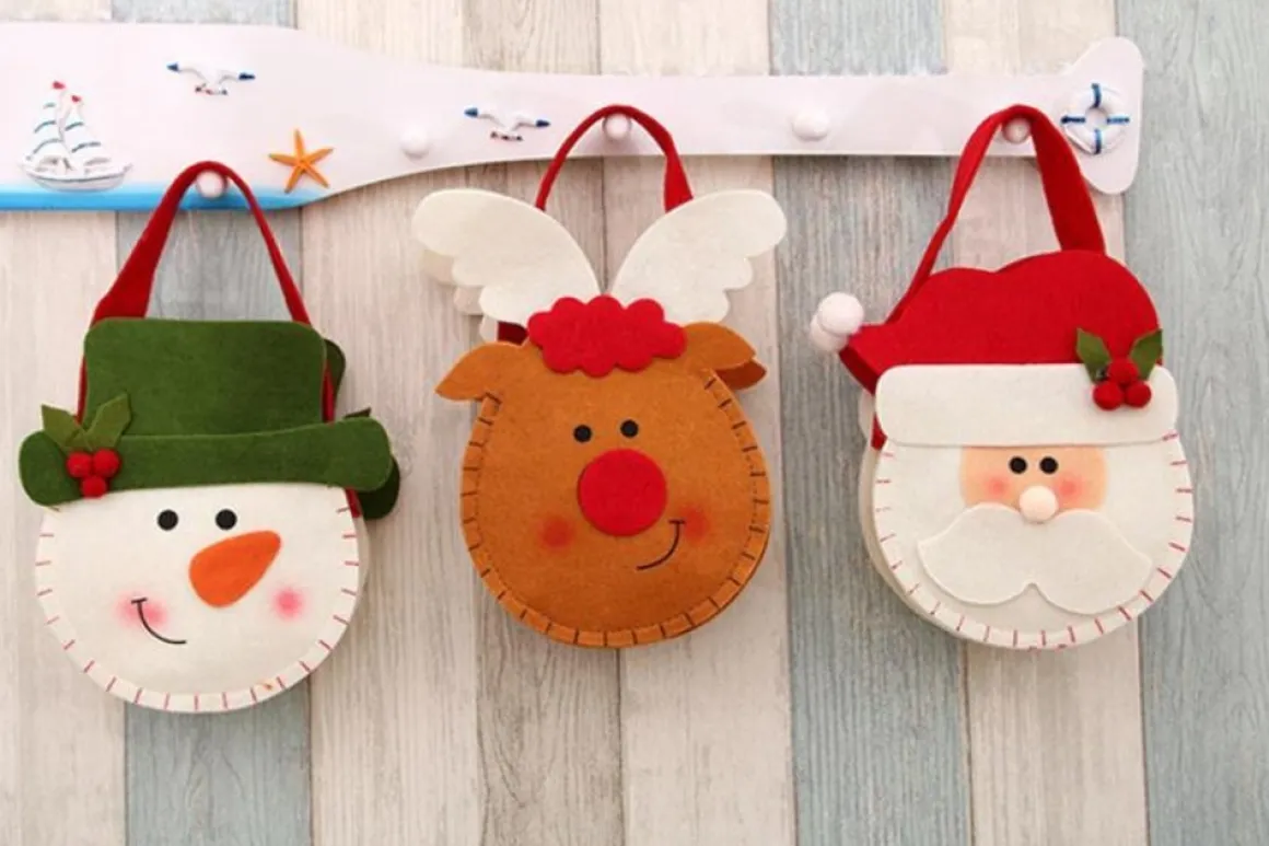 Merkloos Deardeer® Kerst Hangende Ornamenten Geschenkzakken Snoepzakjes - Kerstboomhanger, Kerstdecoratie Voor Kerstfeest Outlet