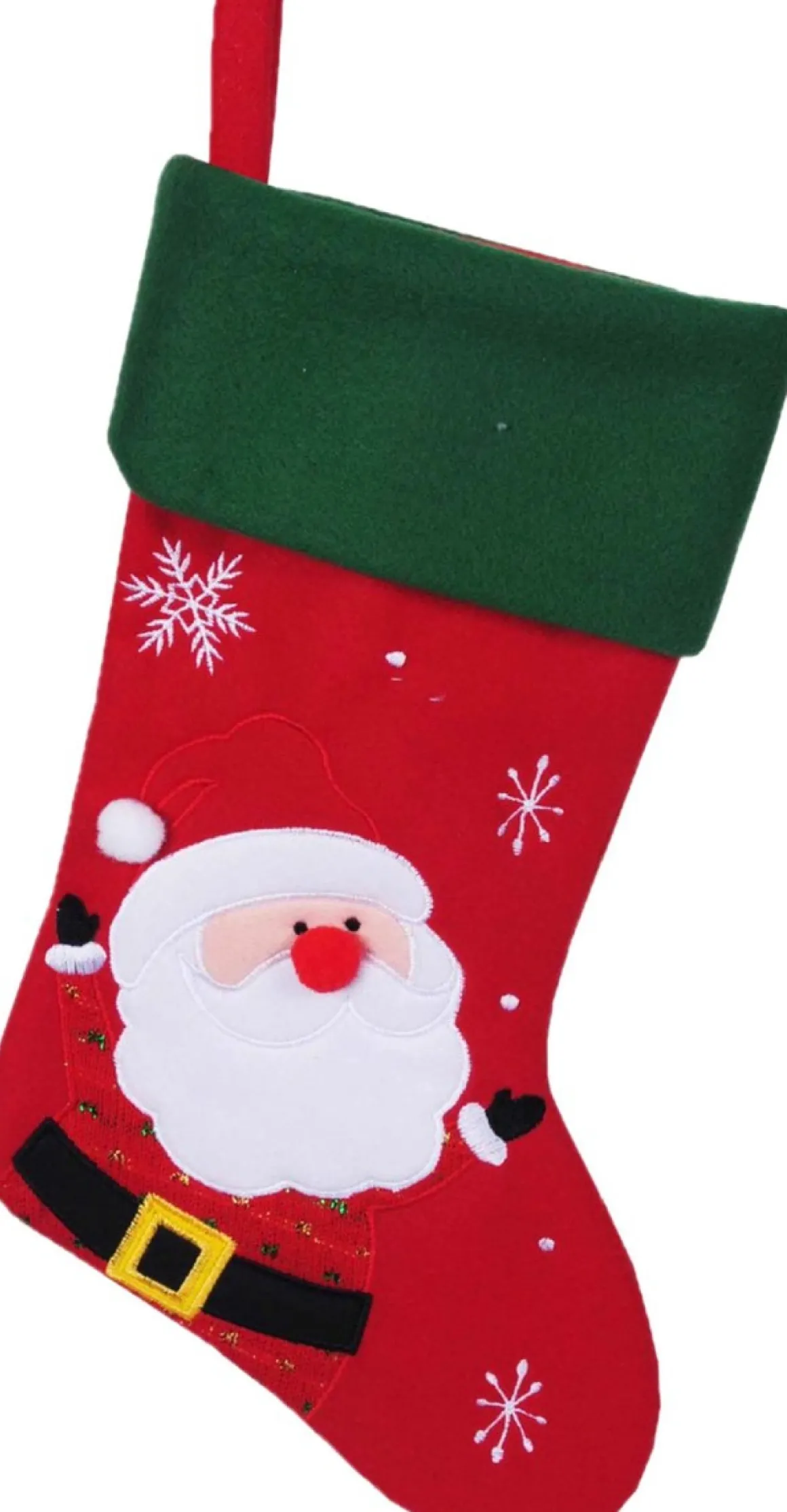 Merkloos Decoratie Kerstsokken - Set 2X St - Rood - Kerstman En Sneeuwpop- H45 Cm Fashion