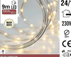 Merkloos Lichtslangen^Decorativelighting Led Lichtslang - 9 Meter - Warm Wit