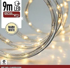 Merkloos Lichtslangen^Decorativelighting Led Lichtslang - 9 Meter - Warm Wit