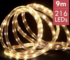 Merkloos Lichtslangen^Decorativelighting Led Lichtslang - 9 Meter - Warm Wit