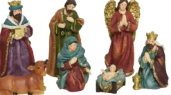 Decoris Kerststal Beelden/Kerstbeelden - 10X St -Tot 13 Cm -Polyresin Fashion