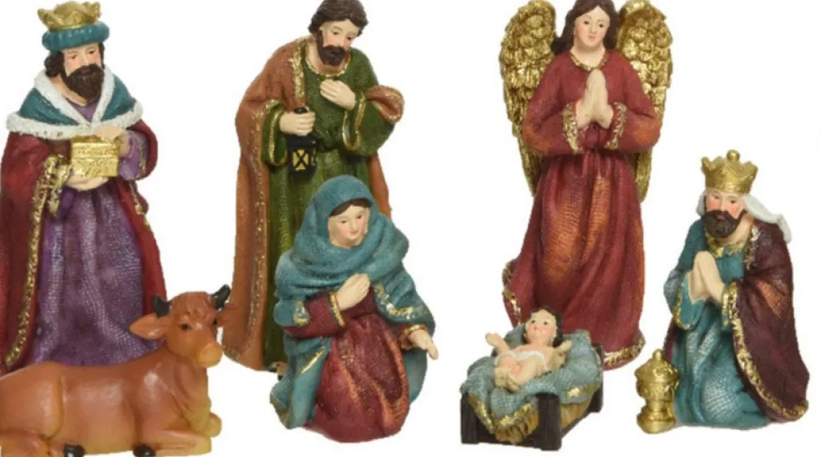Decoris Kerststal Beelden/Kerstbeelden - 10X St -Tot 13 Cm -Polyresin Fashion