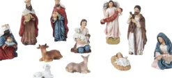 Decoris Kerststal Beelden/Kerstbeelden - 11X St -Tot 9,5 Cm -Polyresin Cheap