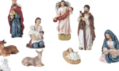 Decoris Kerststal Beelden/Kerstbeelden - 11X St -Tot 9,5 Cm -Polyresin Cheap