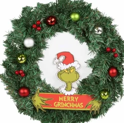 * De Grinch Kerstdeurkrans, Kerstversiering 45X45 Cm Cheap