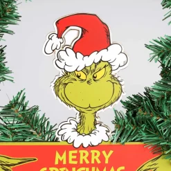 * De Grinch Kerstdeurkrans, Kerstversiering 45X45 Cm Cheap