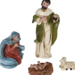 Merkloos 4 Delige Kerstgroep / Kerstfiguren Tot 11 Cm Store