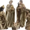 Merkloos 7-Delige Kerststal Figuren Beeldjes 7 Cm - Kerstbeeldjes Best Sale