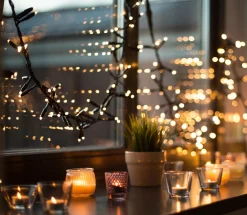 Deltaco Kerstlichtsnoeren^ Lgt-105 Led-Lichtlus Met Timerfunctie - Voor Binnen En Buiten - 3 Meter