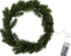 AYD Home Dennenkrans Met Led Licht - Kerstkrans - Kerstkrans - Kerstdecoratie - Kerst Versiering - Kerstboom - Kerst Krans Feestdagen - Feestdagen Krans - Kerst Best