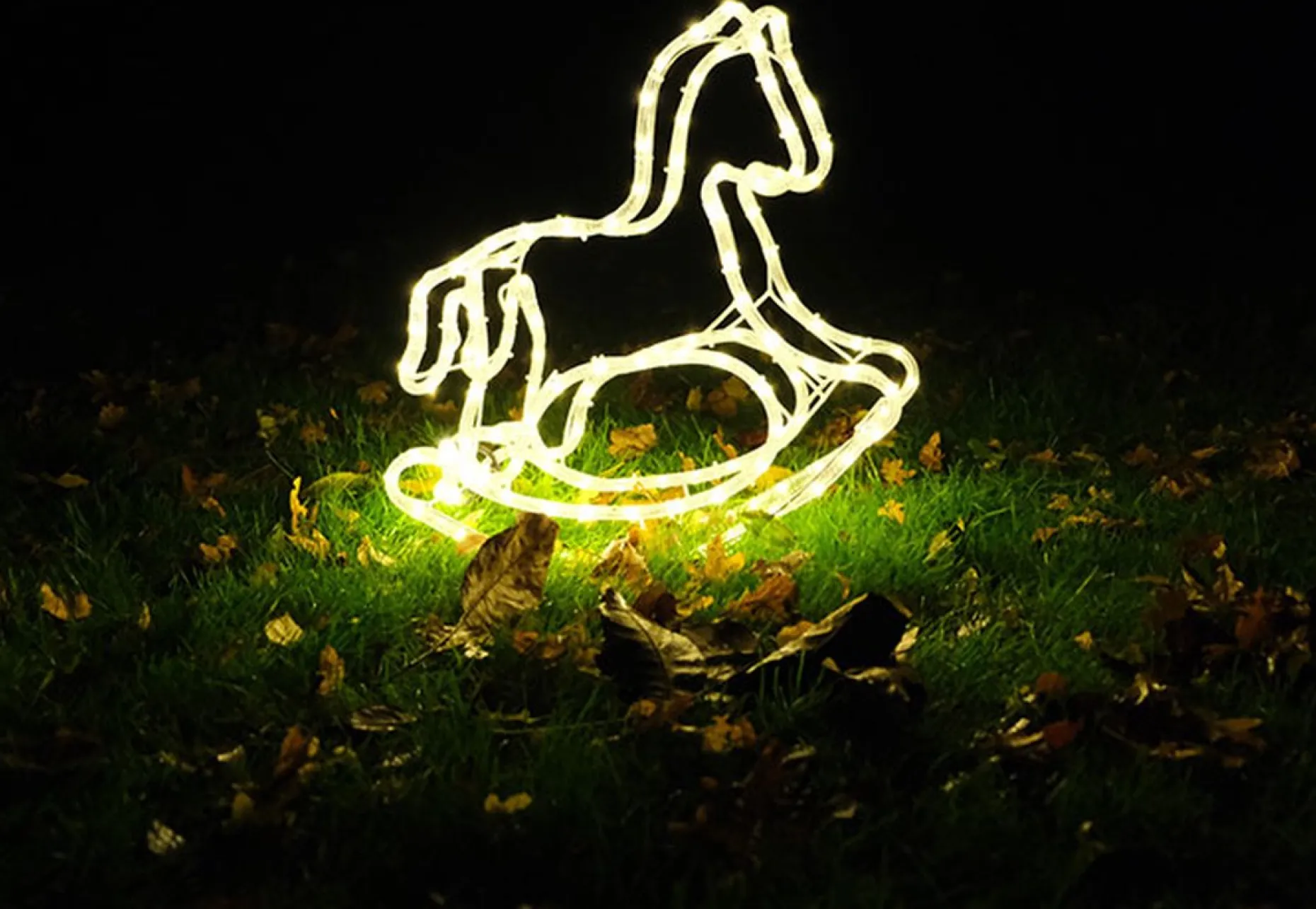 * Lichtslangen^3D Hobbelpaard Lichtslang Met (216 Lampjes)Decorative Lighting Kerst
