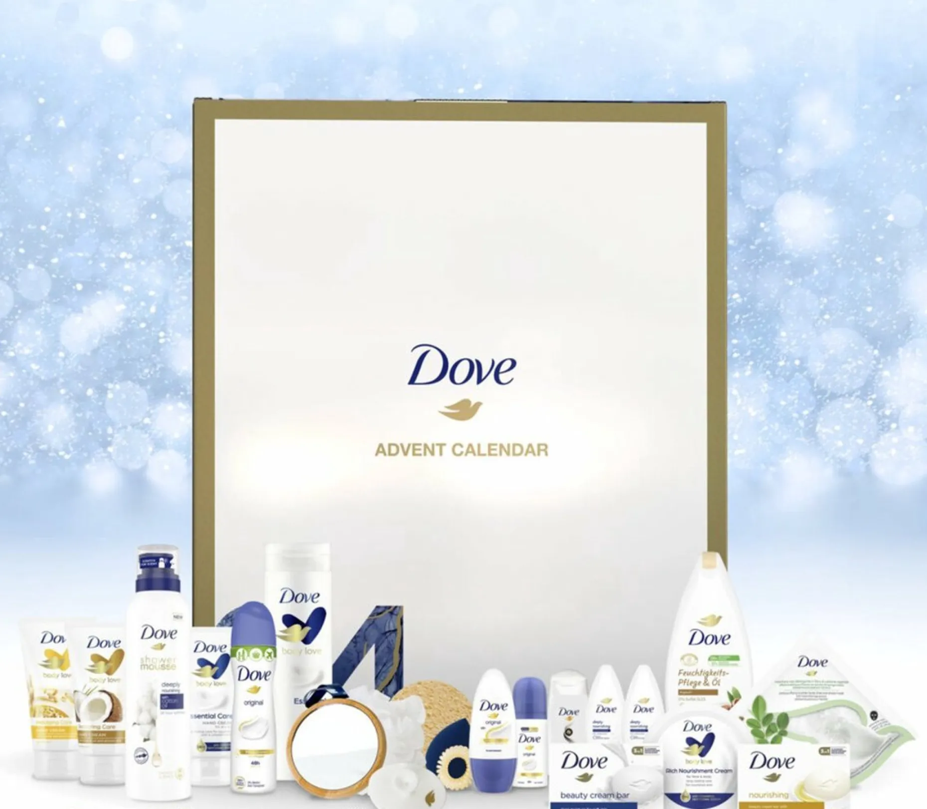 Dove Adventskalenders^ Advent Kalender Verzorgingsproducten 1 Set