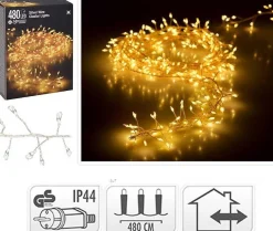 Merkloos Lichtslangen^Draad - Cluster - 480Led