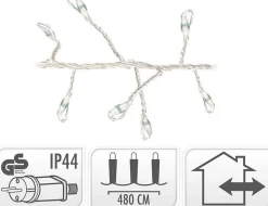 Merkloos Lichtslangen^Draad - Cluster - 480Led