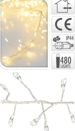Merkloos Lichtslangen^Draad - Cluster - 480Led