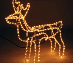 DecorativeLIghting Verlichte Kerstfiguren^3D Rendier Lichtslang Met (216 Lampjes)Decorative Lighting
