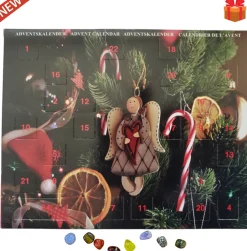 Fop en Bij Adventskalenders^Edelstenen Adventskalender 2023 - A5 Formaat 4 - Kerstmis Cadeautje Kinderen En Volwassenen - Vrouw En Vriendin Adventskalender A5 Variant 4