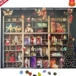 Fop en Bij Adventskalenders^Edelstenen Adventskalender 2023 - A5 Formaat 3 - Kerstmis Cadeautje Voor Kinderen En Volwassenen - Vrouw En Vriendin Adventskalender A5 Variant 3
