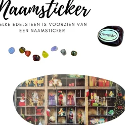 Fop en Bij Adventskalenders^Edelstenen Adventskalender 2023 - A5 Formaat 3 - Kerstmis Cadeautje Voor Kinderen En Volwassenen - Vrouw En Vriendin Adventskalender A5 Variant 3