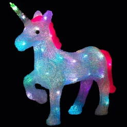 Fééric Lights and Christmas® Verlichte Kerstfiguren^Eenhoorn Unicorn Buitenverlichting 40 Led