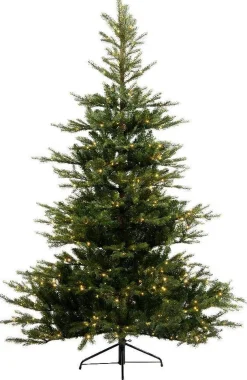 Everlands Kunstkerstbomen^ Grandis Fir Kunstkerstboom | 210 Cm | 550 Led | 2326 Takken