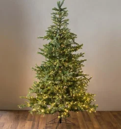 Everlands Kunstkerstbomen^ Grandis Fir Kunstkerstboom | 210 Cm | 550 Led | 2326 Takken