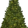 Everlands Kunstkerstbomen^ Imperial Pine Kunstkerstboom Hoog - Met Verlichting Met Twinkel Functie 150 Cm
