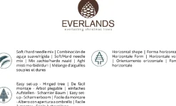 Everlands Kunstkerstbomen^ Kunstkerstboom - Canada Spruce - Kerstboom - Pvc - Groen - 180 Cm