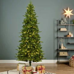 Everlands Kunstkerstbomen^ Kunstkerstboom Killington Fir Prelit O103-210 Cm Groen