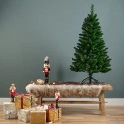 Everlands Kunstkerstbomen^ Kunst Kerstboom/Kunstboom - Groen - 120 Cm - Slank