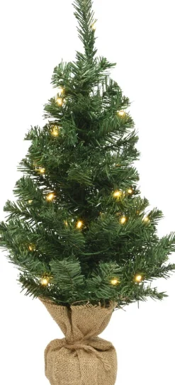 Lumineo Kunstkerstbomen^Everlands Mini Kerstboom | 60Cm | Inclusief Verlichting