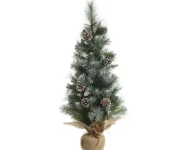 Everlands Kunstkerstbomen^ Mini Kerstboom Frost 60Cm