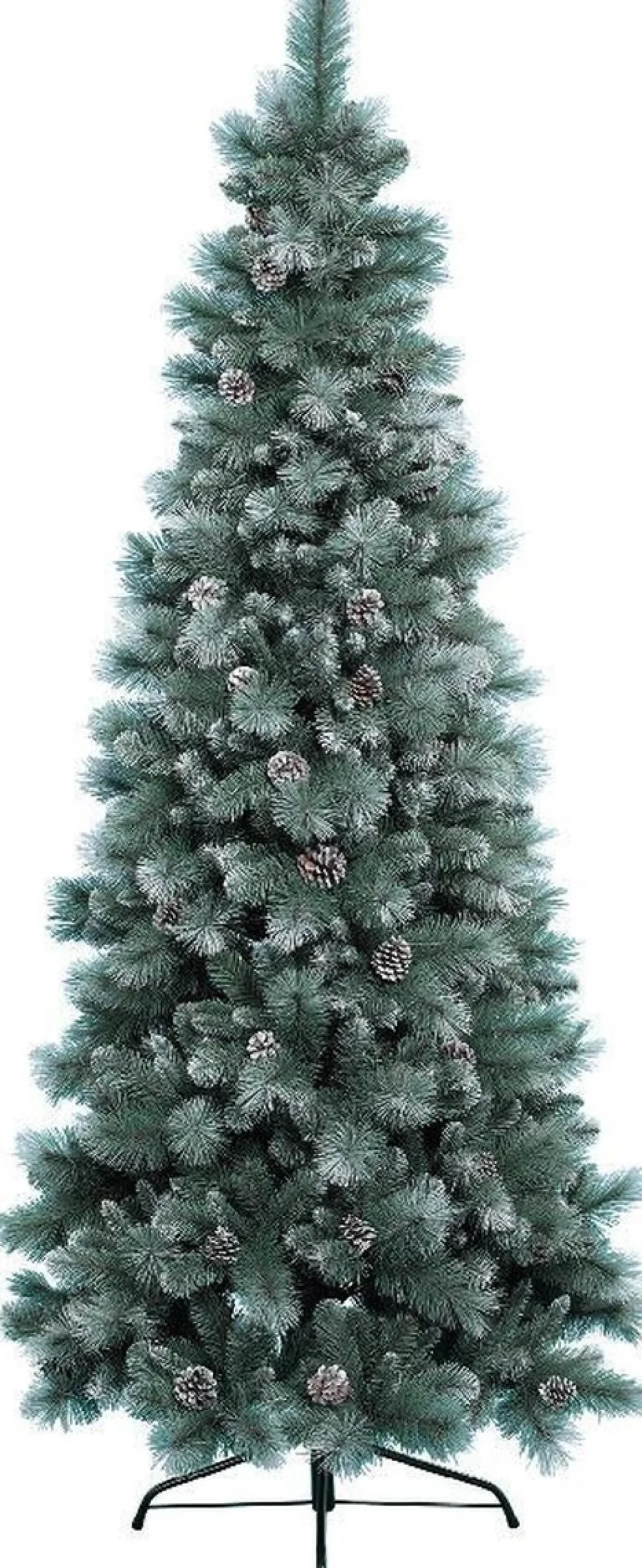 Everlands Kunstkerstbomen^ - Norwich Pine Frost - Kunstkerstboom 180 Cm Hoog - Zonder Verlichting