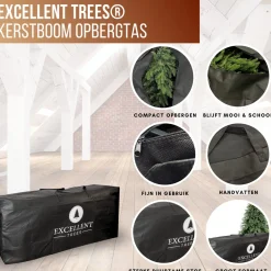 Excellent Trees Kerstspullen Opbergers^® Grote Kerstboom Opbergtas Met Rits - 120X33X48 Cm